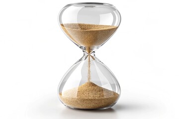 Realistic hourglass sandglass nice