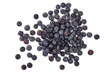 Fresh Blueberries, isolated on white background