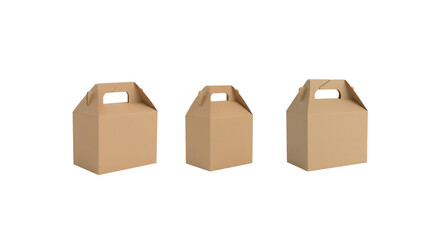 Fototapeta premium Cardboard Gable Box
