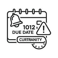 Due Date Notification and Warning on Calendar Icon