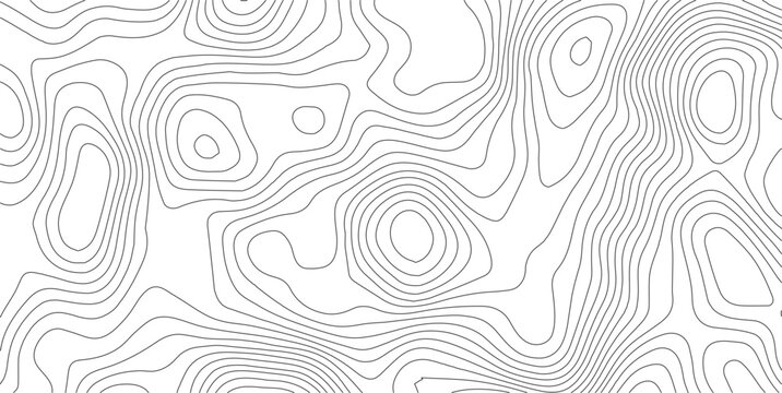 Topographical Map Abstraction: Intricate lines and contours delineate an abstract topographical map, offering a minimalist and modern representation of landscape and elevation changes.	
