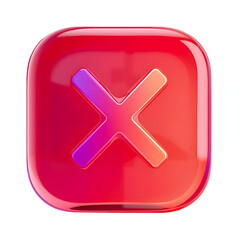 Obraz premium 3d red cross icon