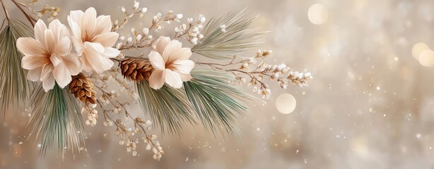 Elegant floral arrangement with soft colors.