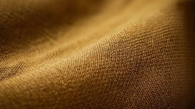 Video A close-up shot of a brown cloth with intricate texture and pattern
