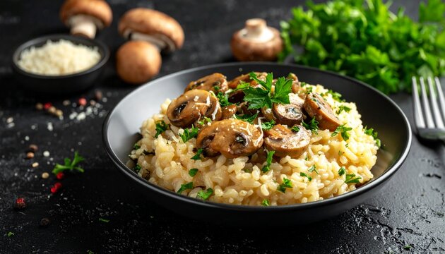 Cremiges Pilzrisotto &ndash; Vegetarisches Gericht