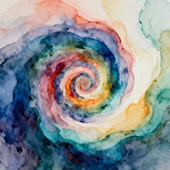 watercolor pattern. Colorful geometric background with hand drawn elements. abstract background with geometric shapes and lines in red, blue, yellow and green colors. Vintage drawing on colorful.