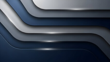 Modern abstract background with dynamic curved lines and shimmering light for professional presentation or website design