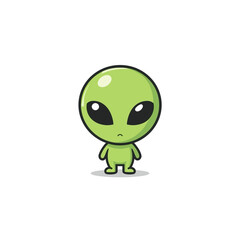 Cute Alien Icon Design Very Cool