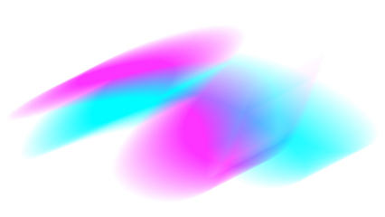 Abstract Neon Pink and Cyan Gradient Swirl