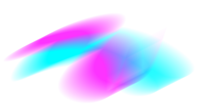 Abstract Neon Pink and Cyan Gradient Swirl - Powered by Adobe