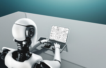 Mathematic equations and modish formula on computer screen showing concept of science and education