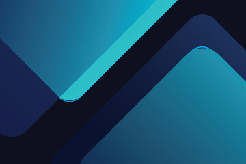 Blue abstract gradient shapes background. Vector illustration