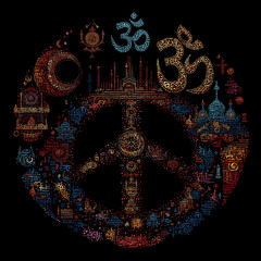 Multifaith Unity Circle World Religion Day Graphic