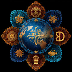 Multifaith Unity Circle World Religion Day Graphic