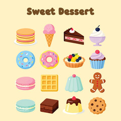 Assorted Sweets and Treats Vector Pack