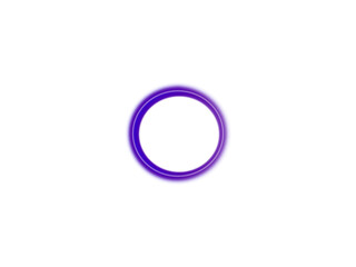 Glowing Purple Circle Status Indicator