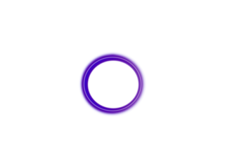 Glowing Purple Circle Status Indicator