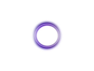 Vibrant Glowing Purple Status Indicator Ring