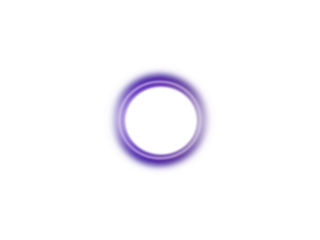 Vibrant Glowing Purple Status Indicator Ring