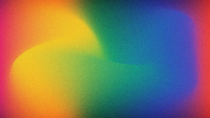 Vibrant abstract rainbow gradient with a textured painterly effect and soft color transitions