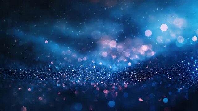 Video A blurry of a dark blue background with no distinct features