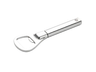 Obraz premium Shiny metal bottle opener.
