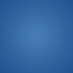Dark Blue Blueprint Grid Background with Soft Gradient for Technical, Engineering, and Design Projects