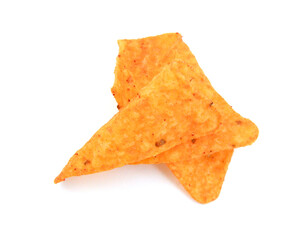 Fototapeta premium Tortilla chips isolated on white background