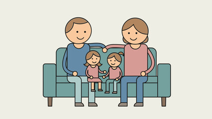 Family Daily Activities Vector Collection