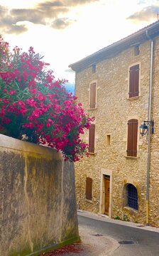 old house in the village of Venterol in France
