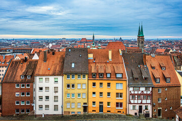 Nuremberg rooftop view