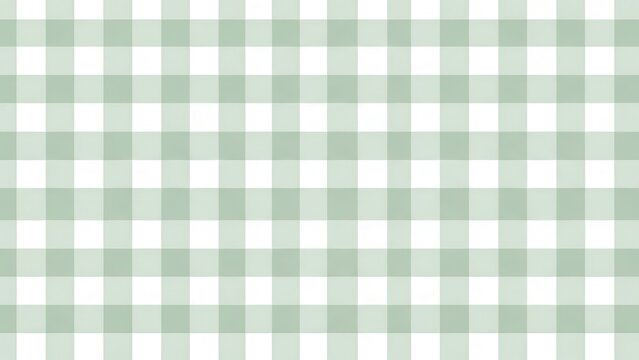 Sage green and white gingham seamless pattern for summer picnics decor