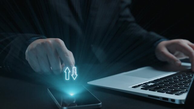 A conceptual image illustrating the relationship between cost and quality in business operations through glowing arrows, symbolizing digital growth and strategic decisions. Qubit