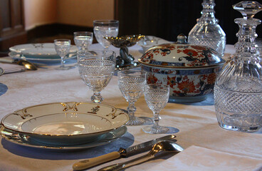 table d&eacute;cor&eacute;e