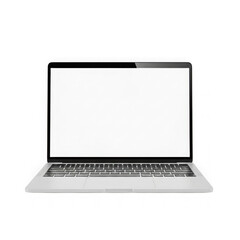 Fototapeta premium Modern laptop computer isolated on transparent background