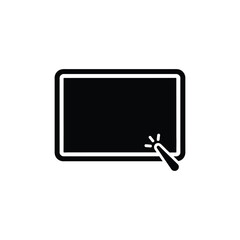 Virtual Whiteboard Remote Pointer. Digital Collaboration Whiteboard Icon. Online Whiteboard Pointer Tool.