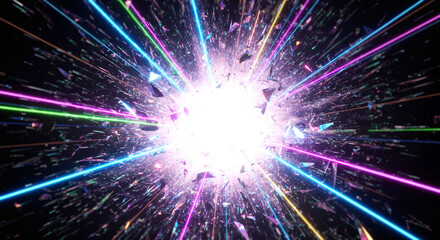 輝く光と粒子の爆発　パチンコ・パチスロの激アツ演出の背景