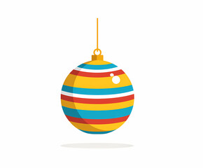 Festive Delight: A Charming Christmas Ornament Bauble for Family Fun and Holiday Cheer