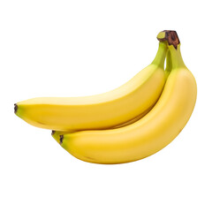 Banana isolated on transparent background