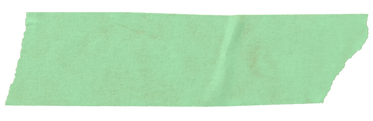 Green Masking Tape Strip Isolated