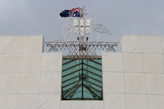 hall (parliament house) in canberra in australia