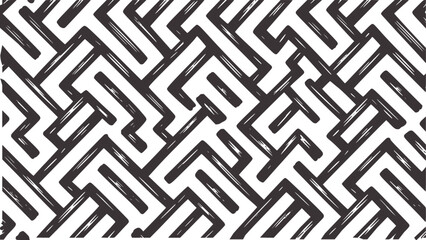 Dark grey maze pattern on white background labyrinth