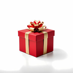 Obraz premium red gift box