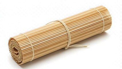 Craft professional sushi rolls with this bamboo rolling mat for authentic cuisine