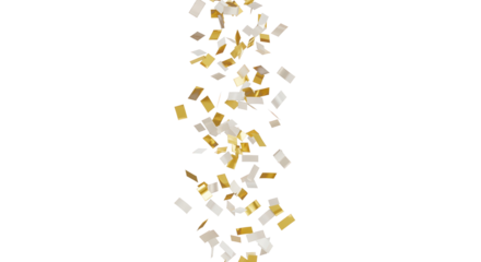 Celebration confetti background asset for corporate award recognition, bonus payouts, milestone achievements and holiday sales promotion visuals in presentations, marketing materials toolkit