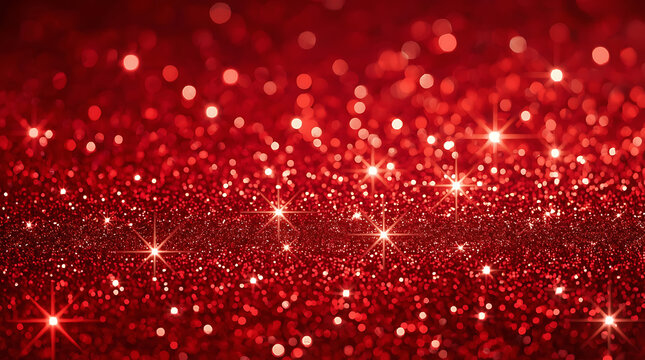 Stunning ruby red glitter texture creating a magical sparkle for luxury holiday promotions and festive designs, ideal for elegant Christmas themes or Valentine's day - Powered by Adobe