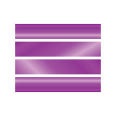 Set of Four Smooth Purple Gradient Horizontal Bars