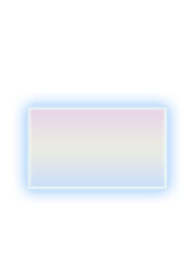 Fototapeta premium Rectangular frame with pastel gradient on light blue background Keywords: abstract, background isolated on a transparent background