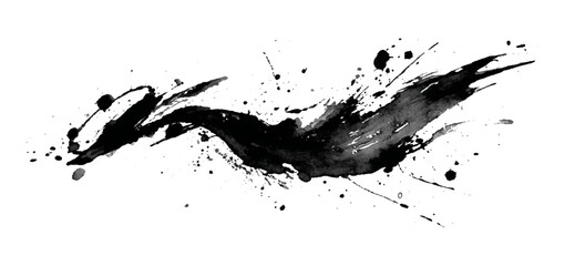 Vector white and black grunge zig zag brushstroke background design. hand draw black zig zag model brush stroke background texture.