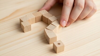 Wooden Blocks Forming Question Mark: Finding Answers and Solutions to Complex Puzzles and Unsolved Mysteries